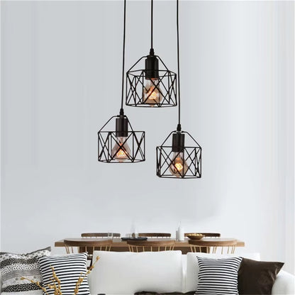 American Rustic Industrial Pendant Lights Kitchen Island Lamp Cafe Hanging Light Modern Lighting Fixtures Nordic Minimalist Lamp